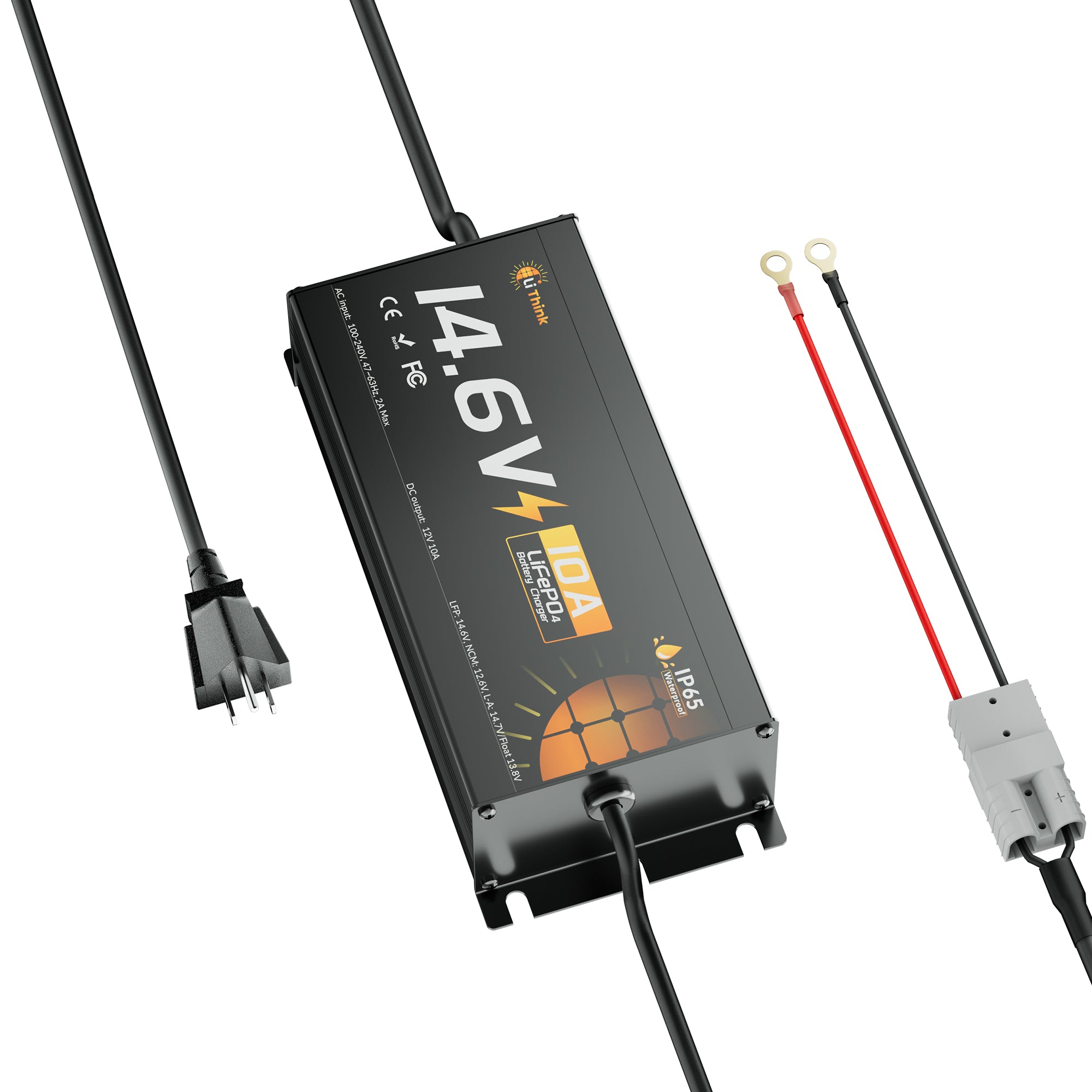 Lithink 14.6V 10A Wasserdichtes Einzel-Ladegerät