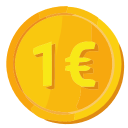 €1 (Zahlungsdifferenz)