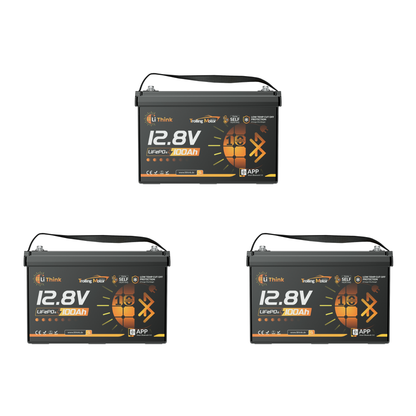 Lithink 12V 100Ah TM LiFePO4 Batterie mit Bluetooth & Selbstheizung – für Trolling Motor