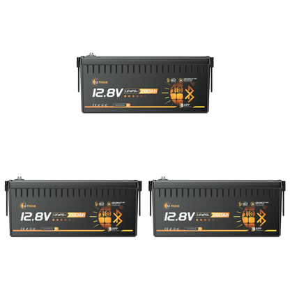 Lithink 12V 280Ah LiFePO4 Batterie mit Bluetooth & Selbstheizung – für Trolling Motor, Wohnmobil & Solaranlage