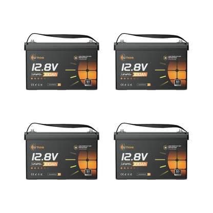 Lithink 12V 100Ah LiFePO4 Batterie mit Tiefentladung & Kälteschutz – für Trolling Motor, Wohnmobil & Solaranlage