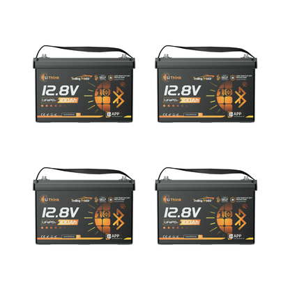 Lithink 12V 100Ah TM LiFePO4 Batterie mit Bluetooth & Selbstheizung – für Trolling Motor