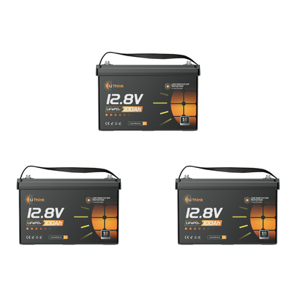 Lithink 12V 100Ah LiFePO4 Batterie mit Tiefentladung & Kälteschutz – für Trolling Motor, Wohnmobil & Solaranlage