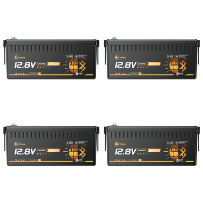 Lithink 12V 280Ah LiFePO4 Batterie mit Bluetooth & Selbstheizung – für Trolling Motor, Wohnmobil & Solaranlage