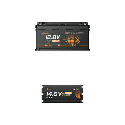 Lithink 12V 100Ah H190 LiFePO4 Batterie mit Bluetooth & Selbstheizung – DIN H8 für Wohnmobil-Untersitz