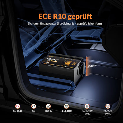 Lithink 12V 334Ah Mini Pro LiFePO4 Battery with EVE Cells LF334, 300A BMS, Bluetooth & Self-Heating – for Trolling Motor, RV & Solar System