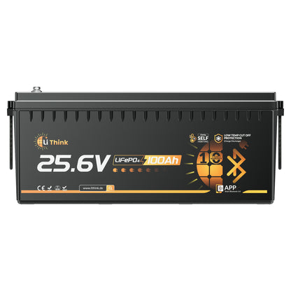 Lithink 24V 100Ah LiFePO4 Batterie mit Bluetooth