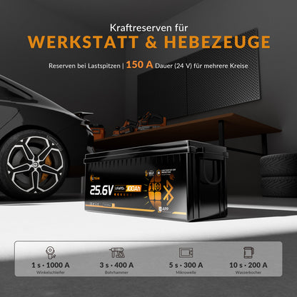 Lithink 24V 100Ah LiFePO4 Batterie mit Bluetooth & Selbstheizung – für Trolling Motor, Wohnmobil & Solaranlage