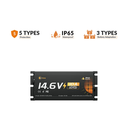 Lithink 14.6V 10A Wasserdichtes Einzel-Ladegerät