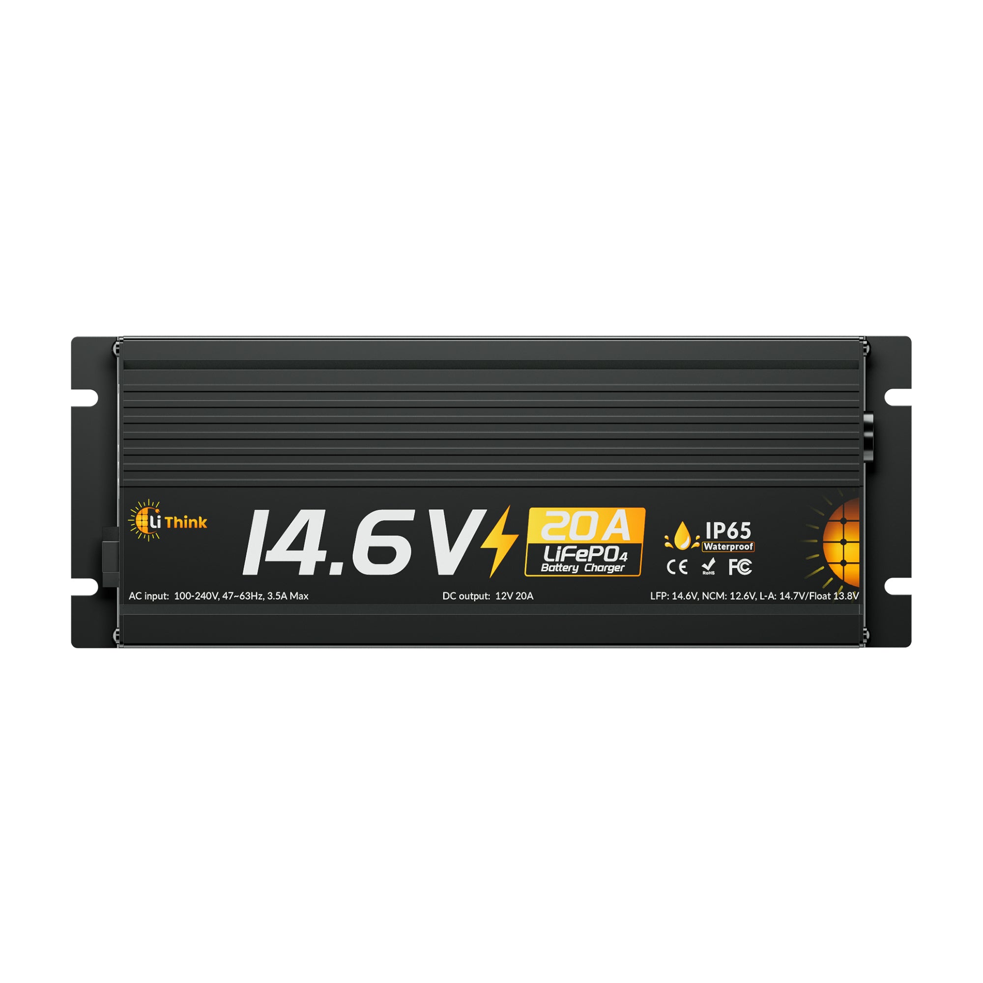 Lithink 14.6V 20A Wasserdichtes Schnellladegerät 
