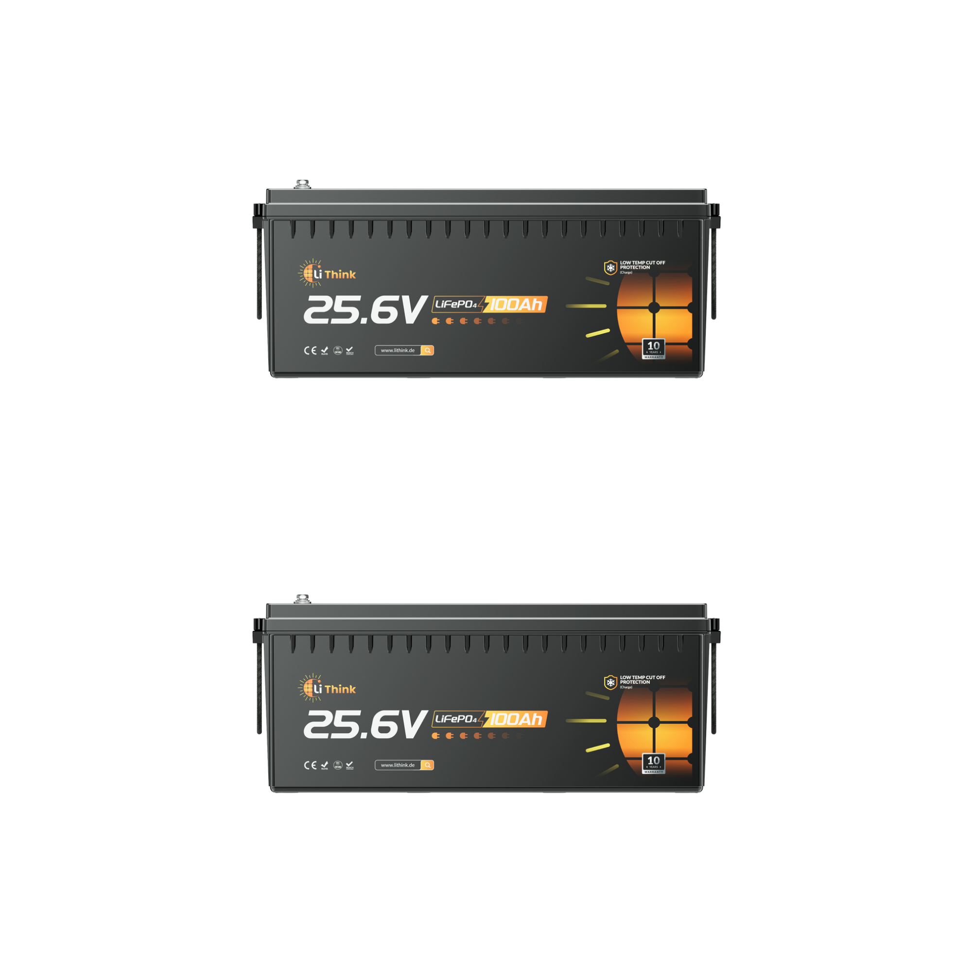 Lithink 24V 100Ah LiFePO4 Batterie mit Tiefentladung & Kälteschutz – für Trolling Motor, Wohnmobil & Solaranlage