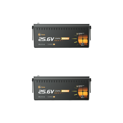 Lithink 24V 100Ah LiFePO4 Batterie mit Tiefentladung & Kälteschutz – für Trolling Motor, Wohnmobil & Solaranlage