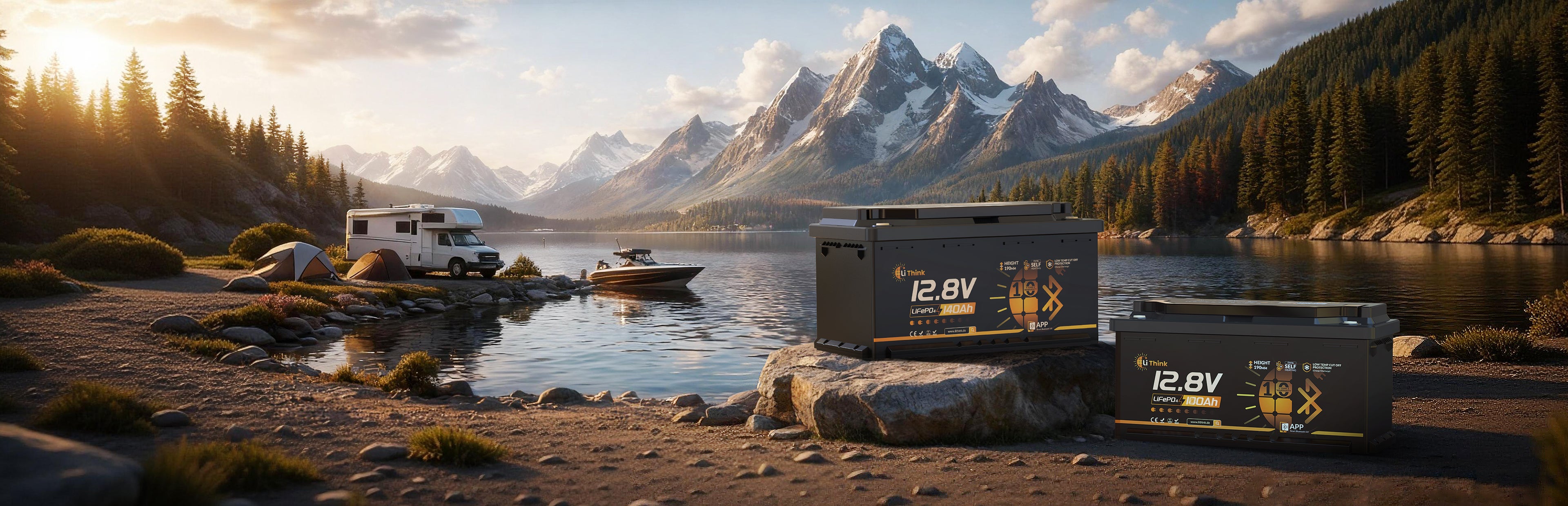 Home slide image: 12V LiFePO₄ Batterien fürs Reisemobil
