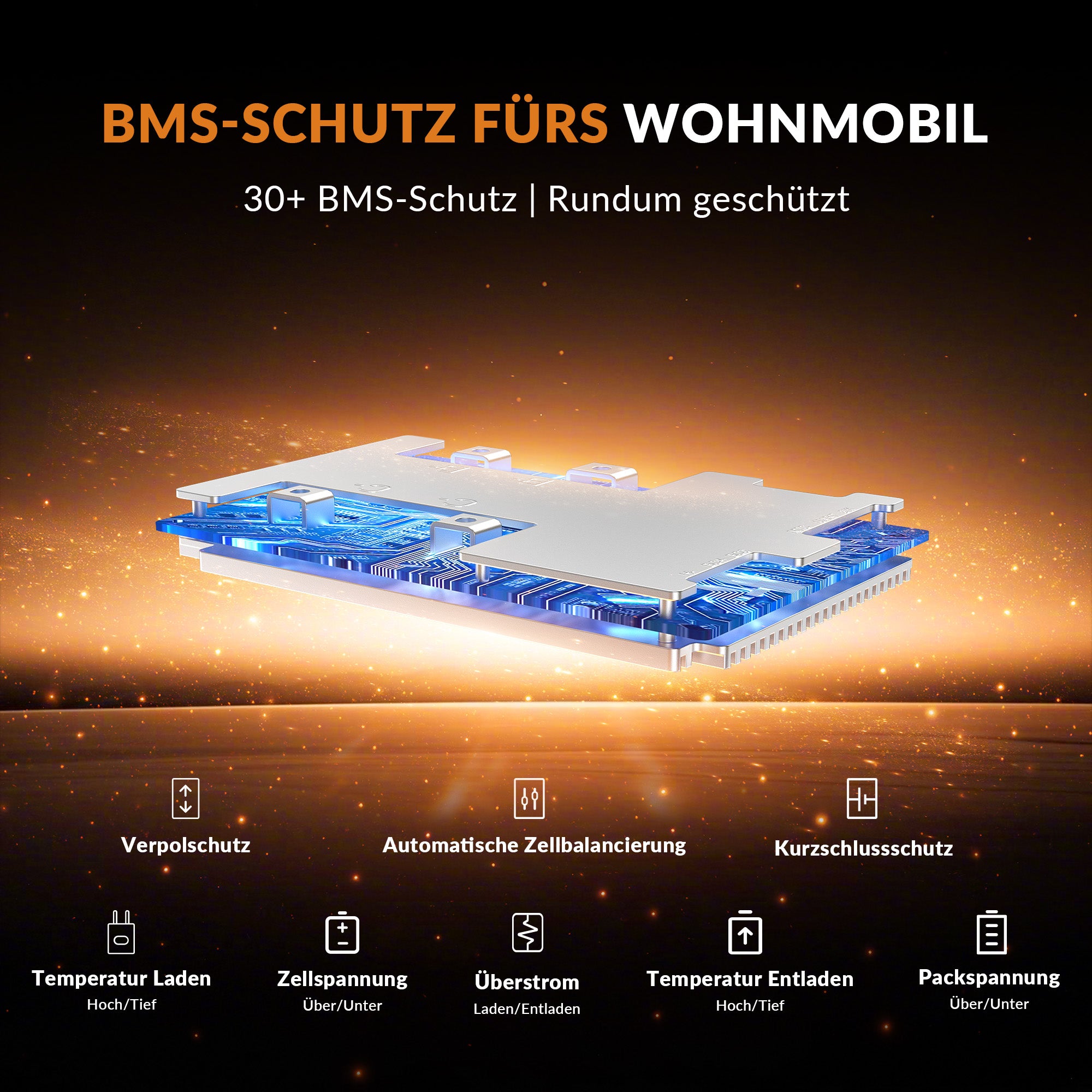 Lithink 12V 140Ah H190 LiFePO4 Batterie mit Bluetooth & Selbstheizung – DIN H8 für Wohnmobil-Untersitz